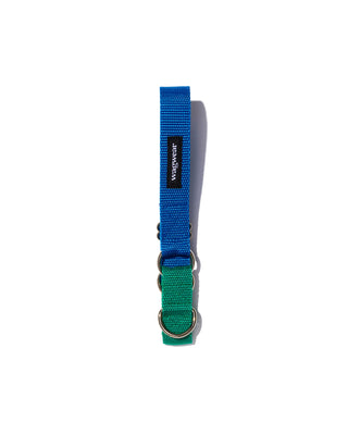 memphis collar in green and blue